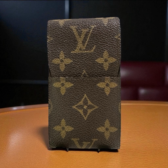Louis Vuitton Brown Monogram Cosmetic/Accessory Case - Picture 1 of 8